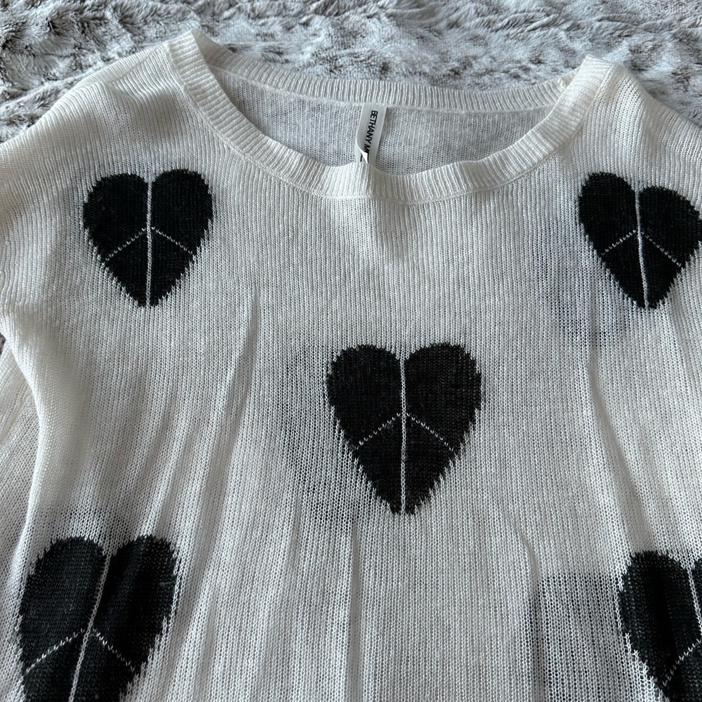 Bethany Mota black heart sweater - Picture 4 of 4